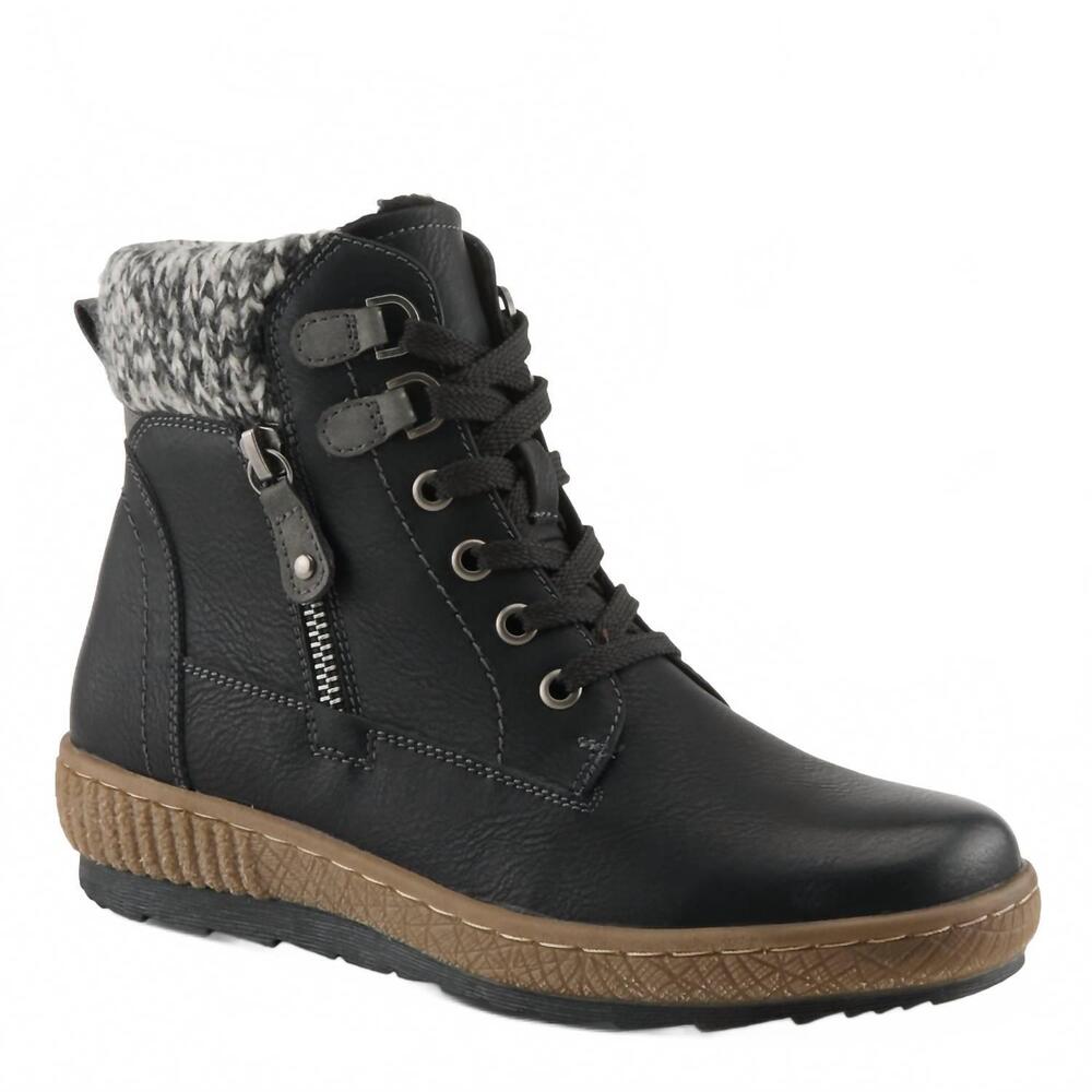 NEW SPRING STEP SHOES women's karlene booties in black